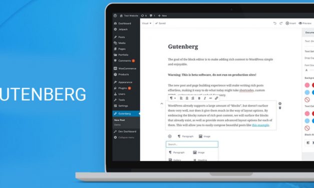 Mi az a WordPress Gutenberg?