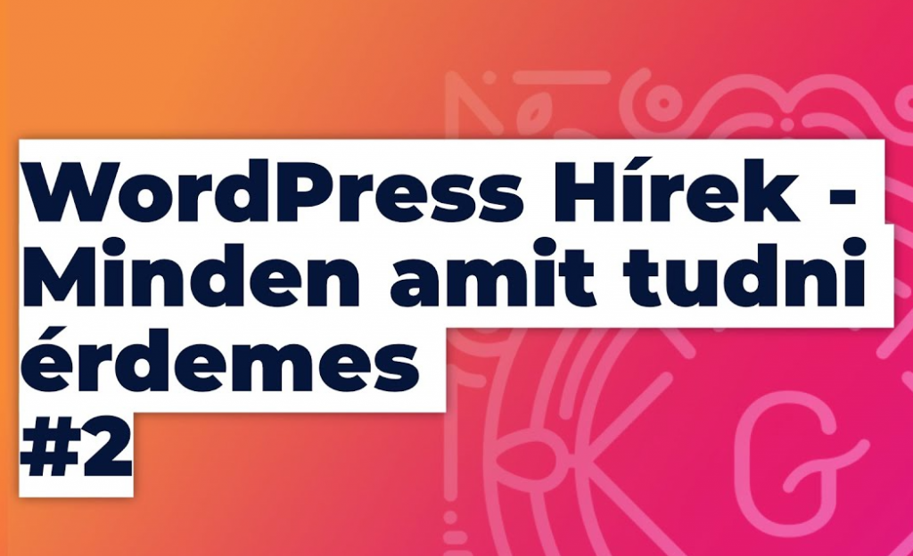 wordpress hirek