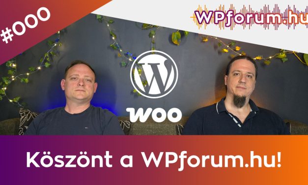 WordPress podcast sorozat indul, WP Fórum címmel