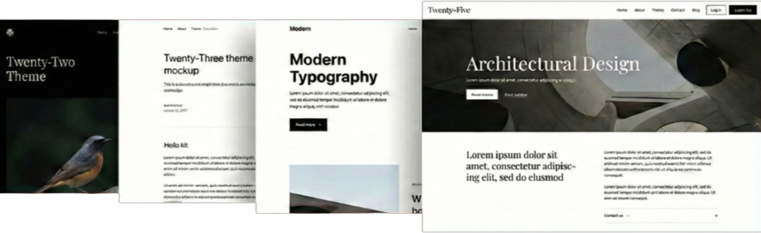 WordPress sablonok