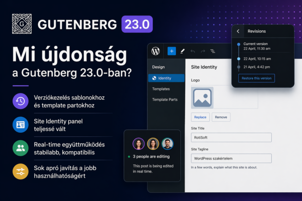 Mi az &uacute;jdons&aacute;g a Gutenberg 23.0-ban?