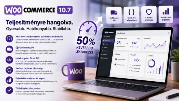 WooCommerce 10.7: teljesítményoptimalizálás a fókuszban