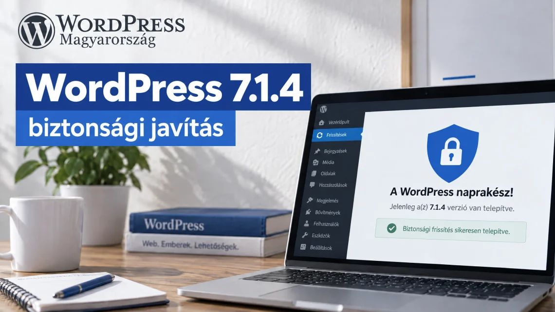 WordPress: 7.1.4-es biztonsági kiadás