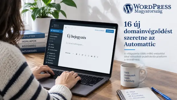 16 új domainvégződésre pályázik az Automattic